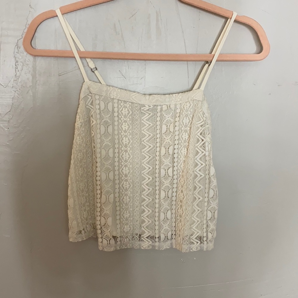 White crop top size small